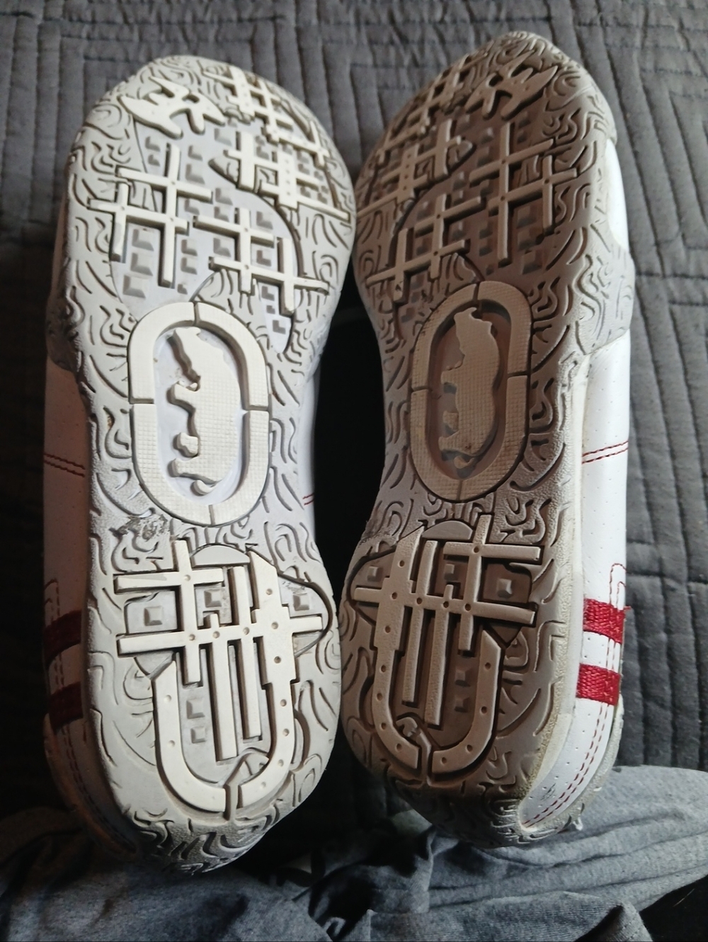 Women's Red White Ecko Red Rhino Lace-Up Athletic Sneakers.  Size 10. - Picture 13 of 15